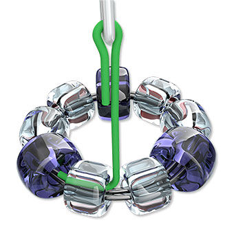 Illustration of beading stitch